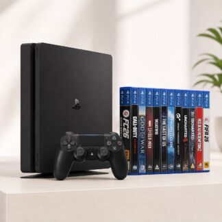 PS4 Slim craquée + 10 jeux