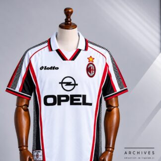 Maillot AC Milan 1997-98 Extérieur Opel