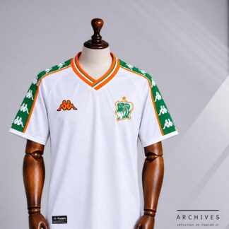 Maillot Côte d'Ivoire rétro Kappa (blanc)