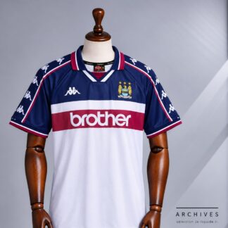 Maillot Manchester City Brother Extérieur (blanc & marine)