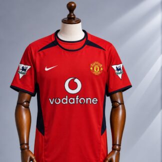 Maillot Manchester United 2002-04 Domicile Vodafone